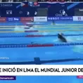 Inició el  Campeonato Mundial Junior de Natación Lima 2022