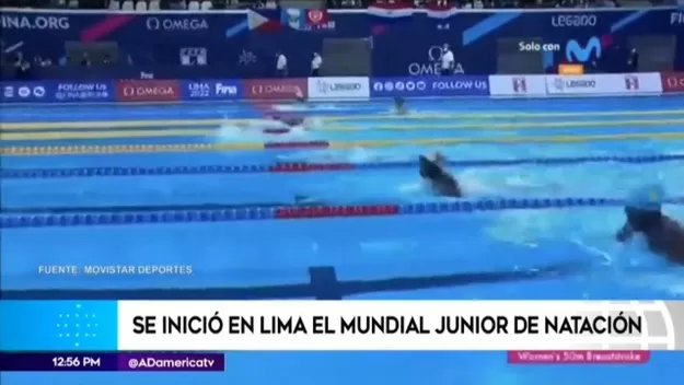 Inició el Campeonato Mundial Junior de Natación Lima 2022