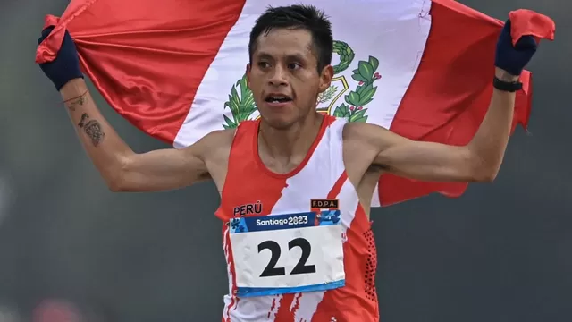 Cristhian Pacheco es bicampeón panamericano de maratón. | Foto: AFP/Video: Canal N