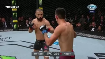 Jesús Pinedo perdió ante John Makdessi en el UFC Nashville