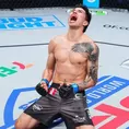 Jesús Pinedo se coronó campeón mundial peso pluma de la PFL