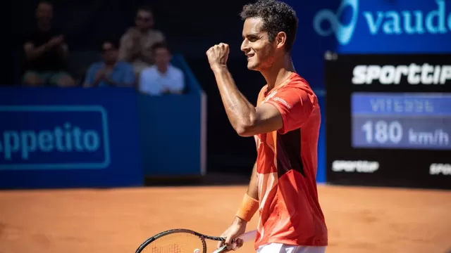 Juan Pablo Varillas clasificó a cuartos del ATP Gstaad 2023