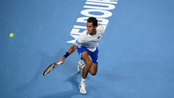 Dio batalla: Varillas perdió en cinco sets ante Zverev en el Australian Open