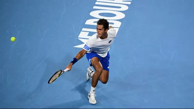 Dio batalla: Varillas perdió en cinco sets ante Zverev en el Australian Open
