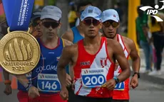 Juegos Bolivarianos: César Rodríguez ganó la medalla de oro en marcha atlética 35 km - Noticias de cesar-rodriguez