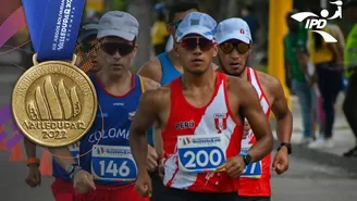 Juegos Bolivarianos: César Rodríguez ganó la medalla de oro en marcha atlética 35 km