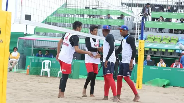 Lima 2019: Perú cayó ante R. Dominicana en su debut en vóley-playa masculino