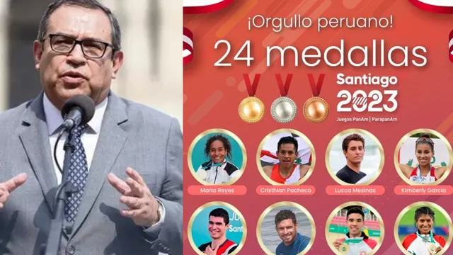 Juegos Panamericanos: Alberto Otárola destacó las medallas del Team Perú en Santiago 2023