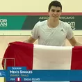 Juegos Panamericanos: Diego Elías se consagró bicampeón tras ganar el oro en squash