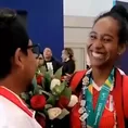 Juegos Panamericanos: Mafer Reyes volvió al Perú con su medalla de oro