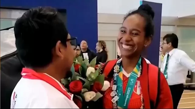 Juegos Panamericanos: Mafer Reyes volvió al Perú con su medalla de oro