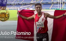 Julio Palomino logró el oro en 3000 metros con obstáculos en los Panamericanos Junior - Noticias de juegos-panamericanos-junior