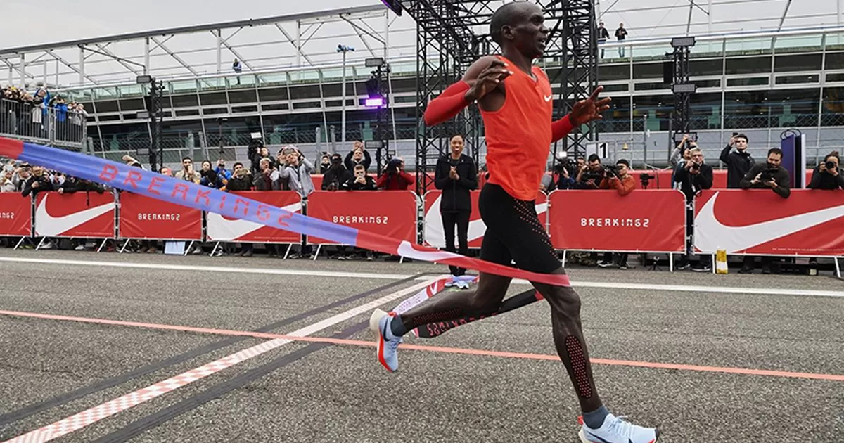 Eliud Kipchoge en Monza