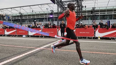 Eliud Kipchoge, actual campe&amp;oacute;n ol&amp;iacute;mpico.