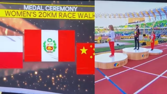 Kimberly García: Así sonó el Himno Nacional del Perú en el Mundial de Atletismo
