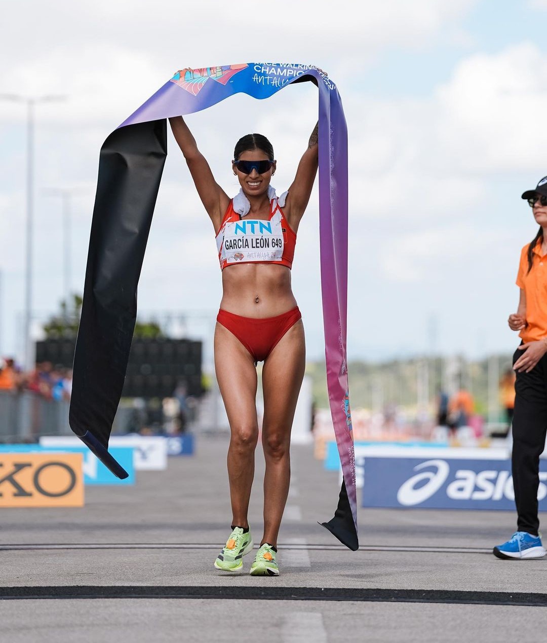  Kimberly García logró el oro el Mundial de Marcha por Equipos 2024. | Foto: World Athletics
