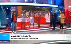 Kimberly García confesó su sueño olímpico en los estudios de América TV - Noticias de kimberly-garcia
