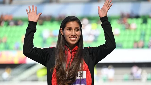 Kimberly García conquistó su segunda medalla de oro en el Mundial de Atletismo. | Foto: AFP/Video: América Televisión