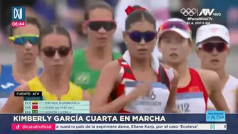 Kimberly García y César Rodríguez cuartos en marcha atlética