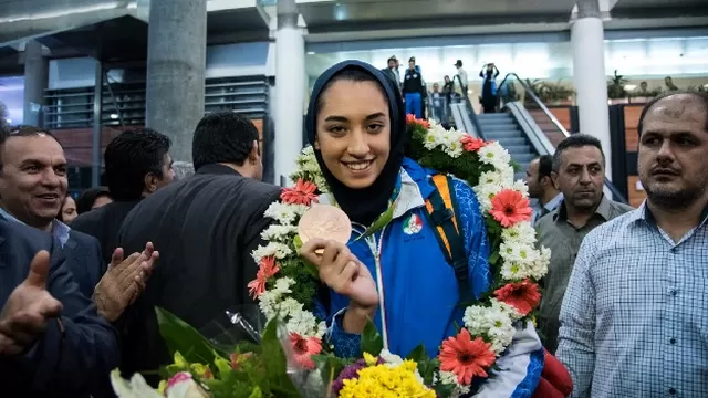Kimia Alizadeh ganó la medallista de bronce en los Juegos Olímpicos de Río 2016 | Foto: AFP.