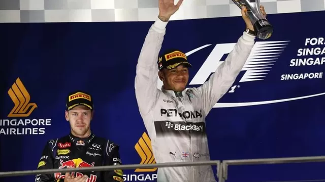 Lewis Hamilton ganó en Singapur y es el nuevo líder de la Fórmula Uno
