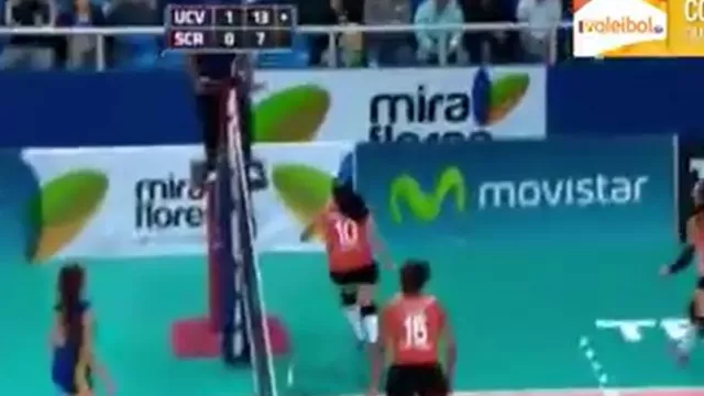 Mira una espectacular levantada de chalaca en Liga Nacional de Voleibol