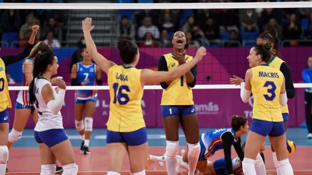 Lima 2019: Brasil venció por 3-0 a Puerto Rico en el vóley femenino