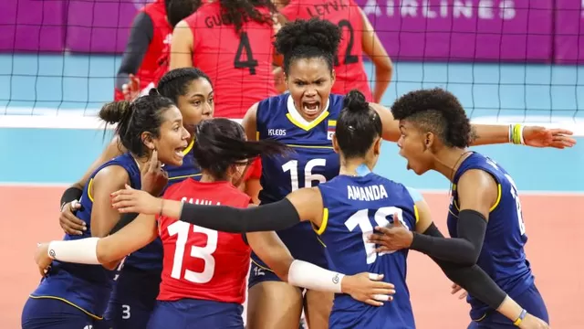 Colombia avanzó a semifinales del vóley femenino de Lima 2019. |Foto: Lima 2019