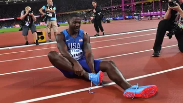 Justin Gatlin fue campeón de los 100 metros en el Mundial de atletismo del 2017. Foto: AFP