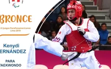 Lima 2019: Kenydi Fernández ganó la medalla de bronce en para taekwondo - Noticias de taekwondo