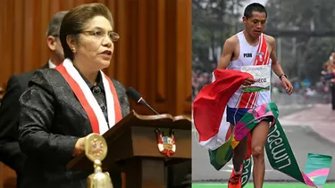 Christian Pacheco le regaló al Perú su segunda medalla de oro en Lima 2019. | Foto: Twitter/AFP