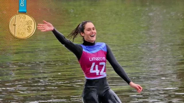 Lima 2019: Natalia Cuglievan ganó la medalla de oro en esquí acuático 