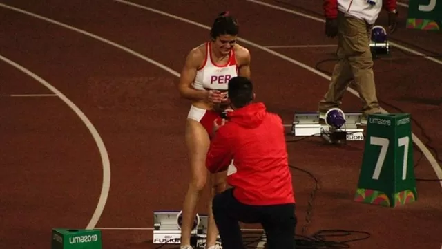Lima 2019: Paola Mautino recibió propuesta de matrimonio en plena pista atlética