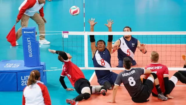 Lima 2019: Perú perdió 3-0 con Canadá en voleibol sentado