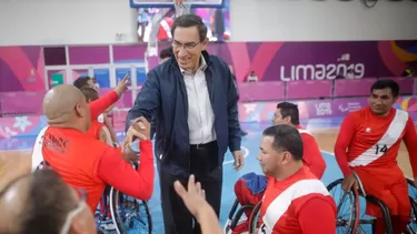 El presidente Martín Vizcarra presenció el partido. | Foto: News Services El presidente Martín Vizcarra presenció el partido. | Foto: News Services