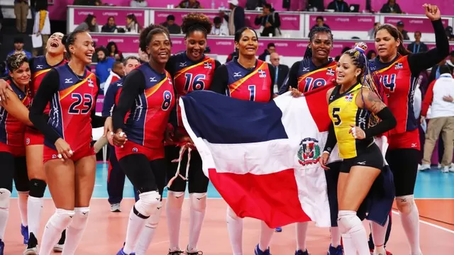 República Dominicana derrotó 3-1 a Colombia en la final del vóley femenino de Lima 2019. | Foto: Lima 2019.