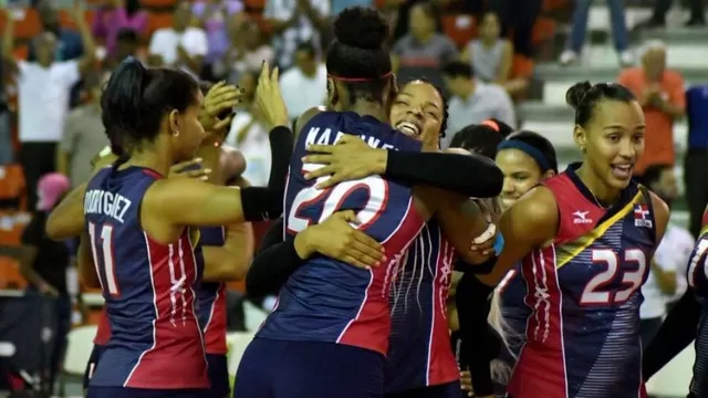 República Dominicana clasificó a semifinales del vóley femenino de Lima 2019. | Foto: Twitter