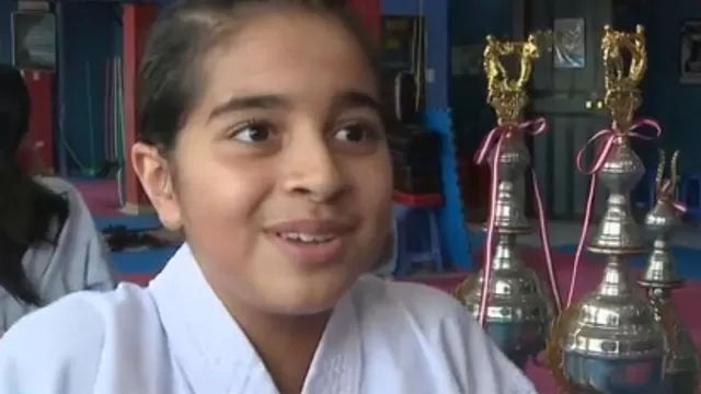 Luana Herrera: Niña karateca que clasificó a Mundial en Escocia busca apoyo