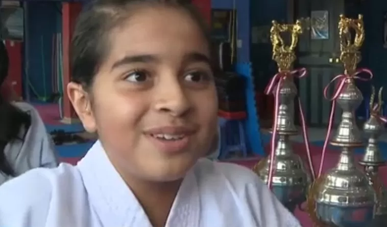 Luana Herrera: Niña karateca que clasificó a Mundial en Escocia busca apoyo