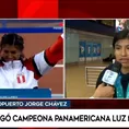 Luz Rojas regresó al Perú con oro panamericano y habló en exclusiva con América Deportes