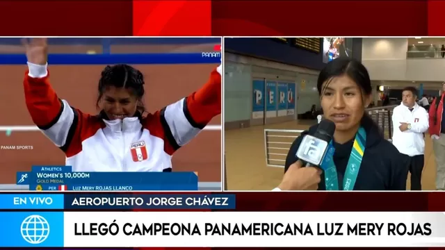 Luz Rojas regresó al Perú con oro panamericano y habló en exclusiva con América Deportes