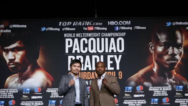 Manny Pacquiao vs. Timothy Bradley (Foto: AFP)