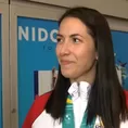 María Luisa Doig regresó al Perú tras ganar medalla de plata en Juegos Panamericanos