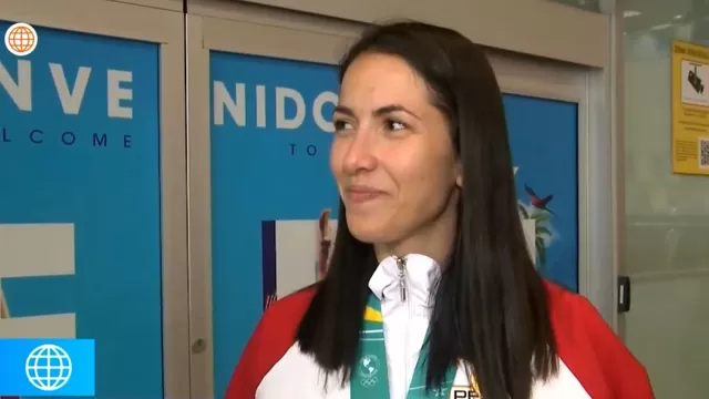 María Luisa Doig regresó al Perú tras ganar medalla de plata en Juegos Panamericanos