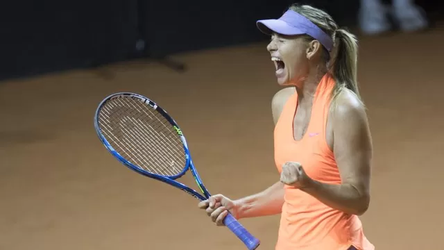 Maria Sharapova triunfó en su regreso al tenis tras suspensión por dopaje