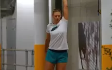 Maria Sharapova y un video de cómo calienta causa sensación - Noticias de melbourne