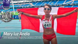 Mary Luz Andía logra la medalla de plata en marcha atlética en los Panamericanos Junior