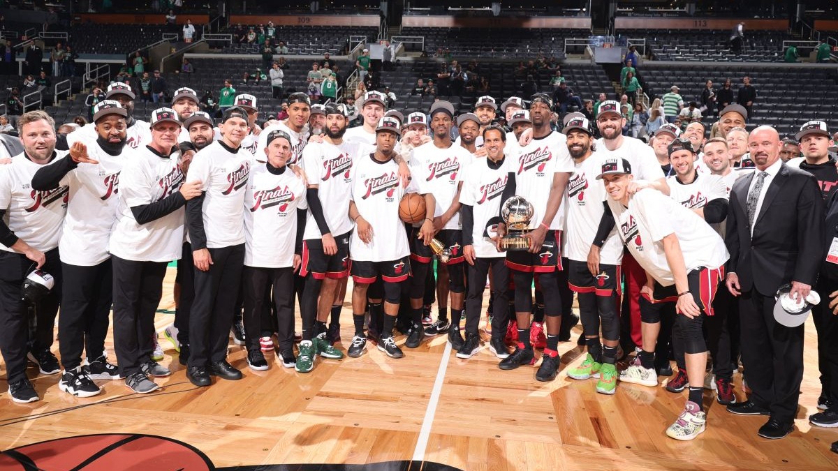 Miami Heat campeón del Este. | Foto: AFP/Video: NBA