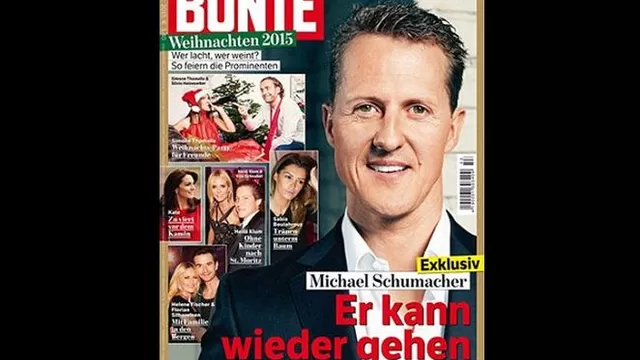 Portada de &#39;Bunte&#39; sobre Michael Schumacher