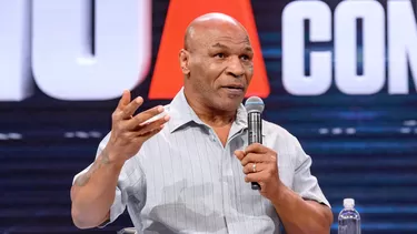 Mike Tyson se viene preparando para su pelea con Jake Paul, que se producirá en julio de este año / Foto: AFP